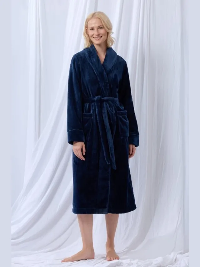 Lords & Lilies Woody Dames kamerjas donkerblauw