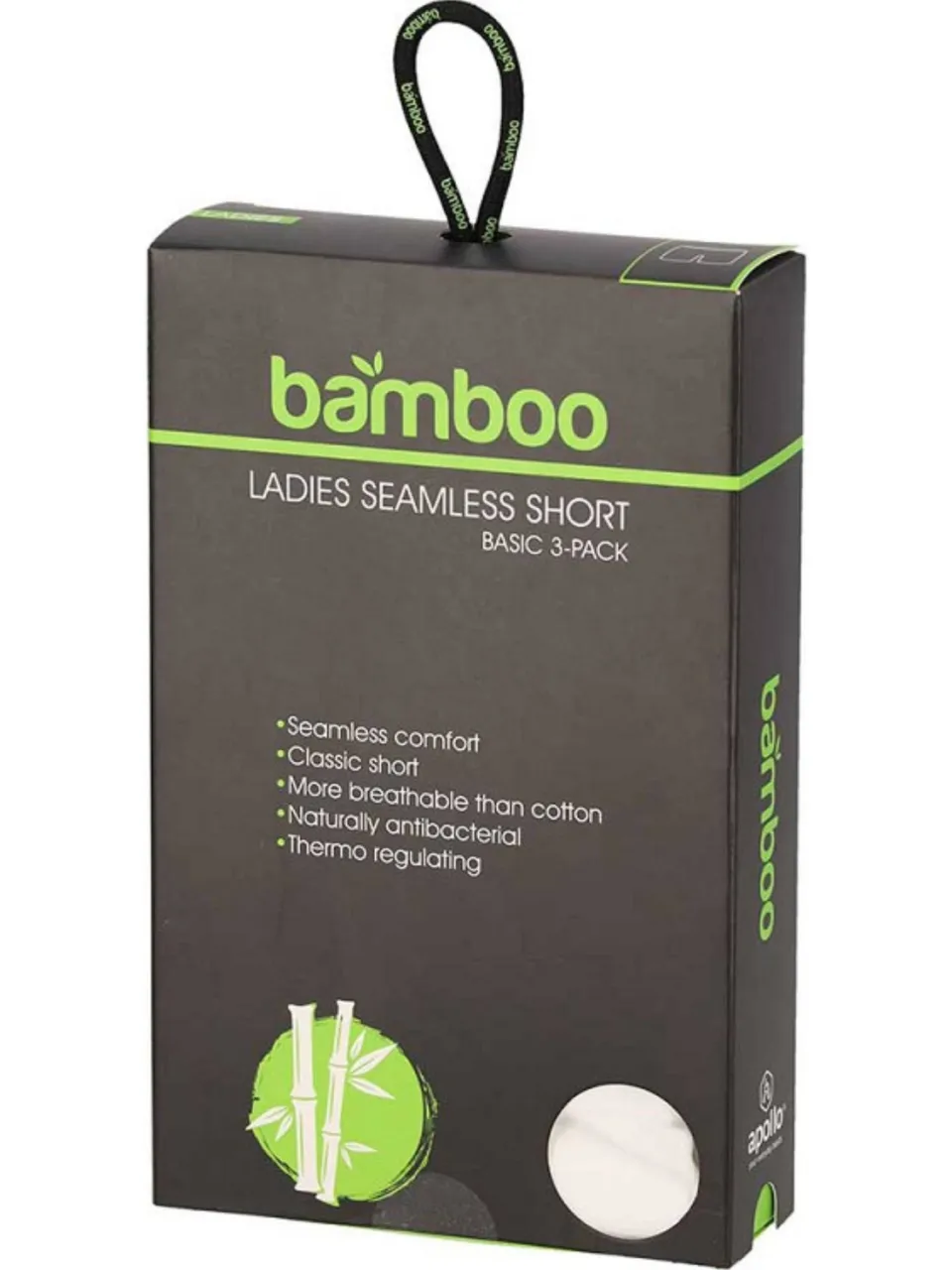 Apollo bamboe biker short wit, foto 3