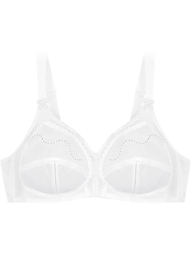 Triumph Doreen+Cotton 01 N - WHITE - Vrouwen Wit