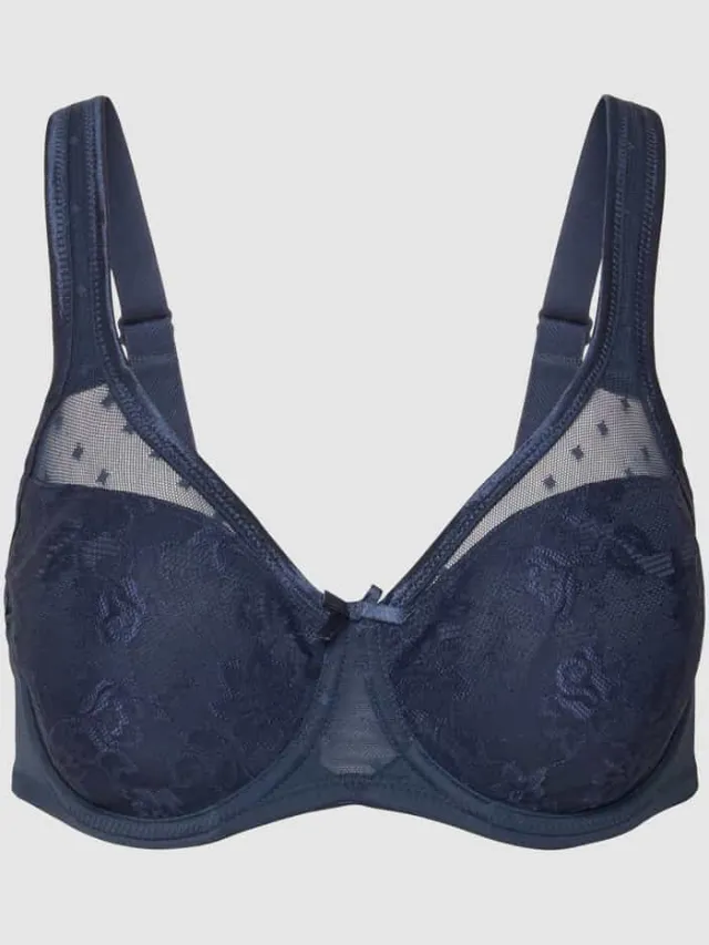 Lascana Beugelbeha van kant en microvezel model 'Nuance' donkerblauw, foto 2