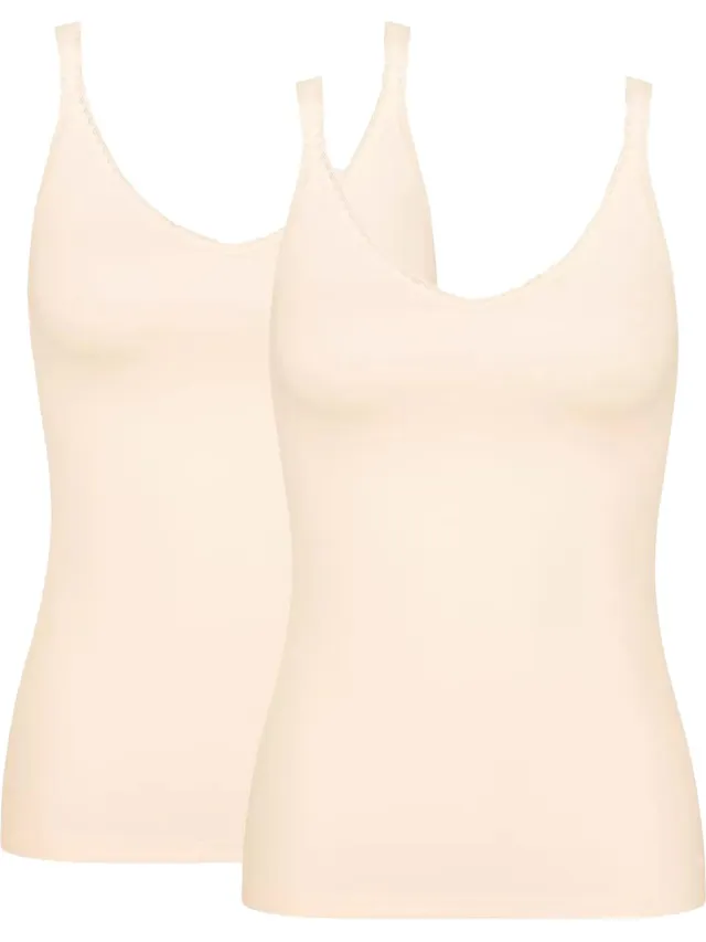 Sloggi GO Spaghetti Top 2-pack Brown creme