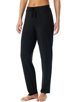 Schiesser Women Mix and Relax Straight Pants Zwart