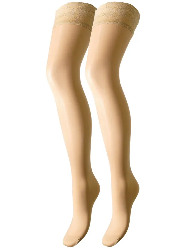 Trasparenze Panty’s/Kousen Trasparenze Autoreggente 40 Denari Maddalena Roze