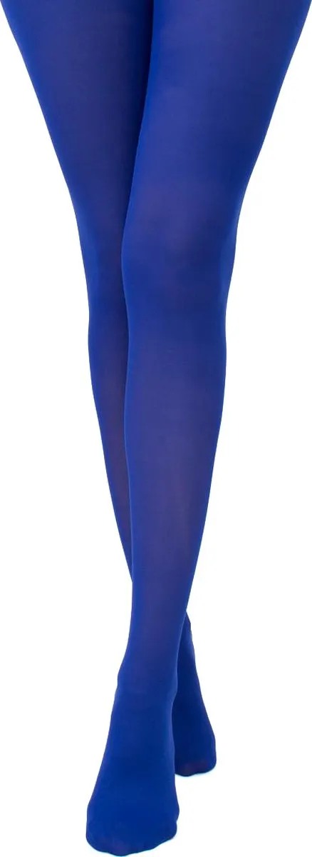 Giulia Panty - Samba 40 - Opaque - Microvezel - 3D - Extreem zacht - Dikke Panty - 40 Den - XLarge - Deep Blue