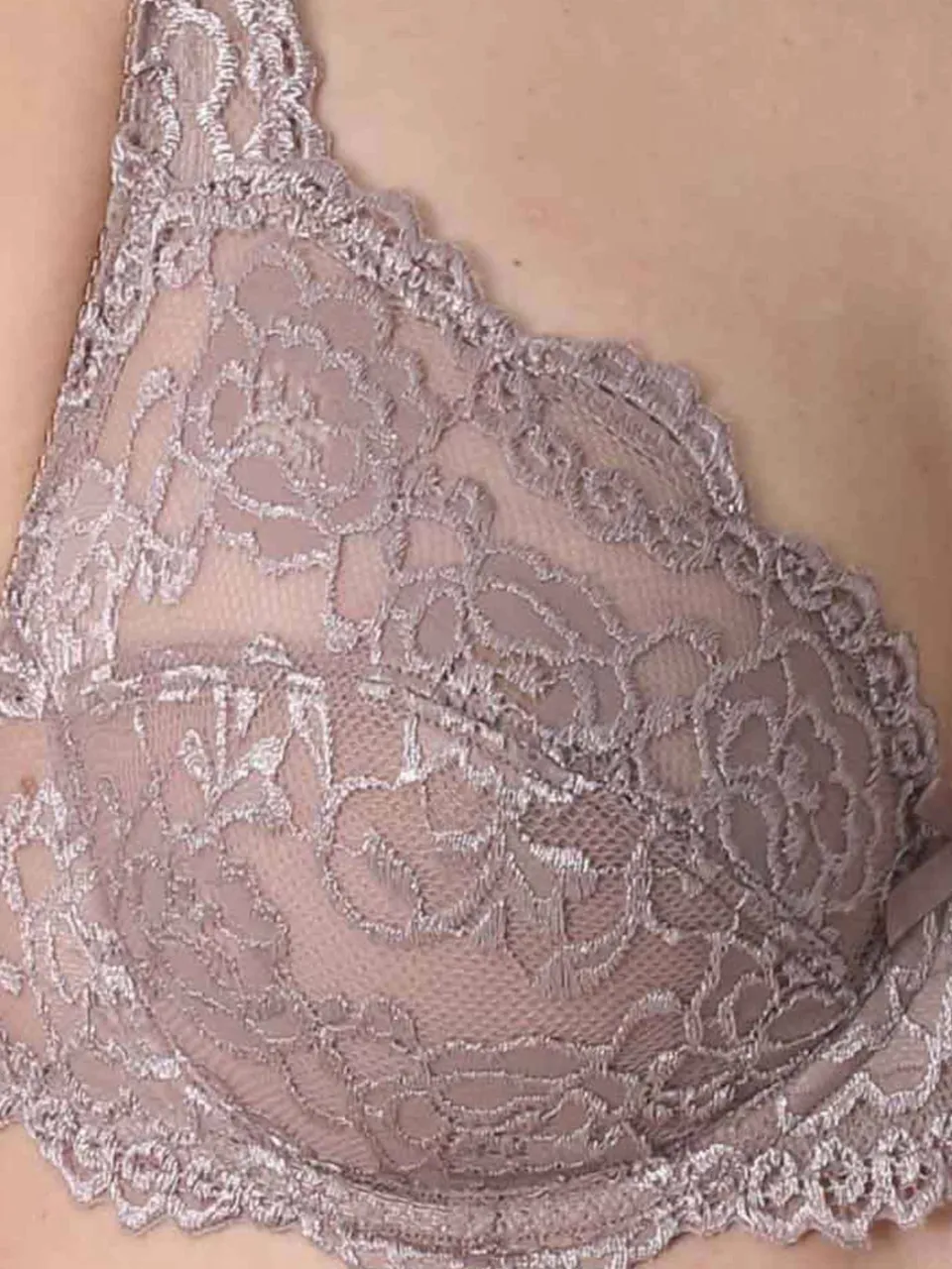 Sassa Mode Classic Lace beugel-bh taupe, foto 5