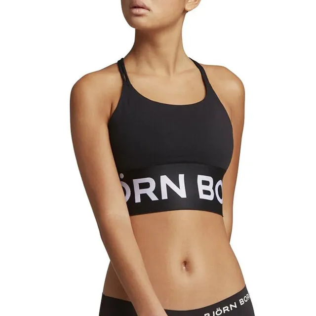 Björn Borg Solid light support soft top bh Zwart