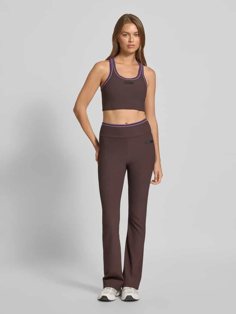 EA7 Emporio Armani Beha met labeldetail donkerbruin, foto 4