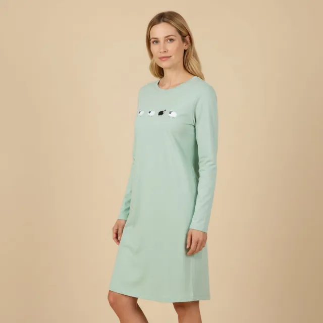 Ringella Sheep Parade – Nachtkleed – 6511027 – Jade Green – Groen