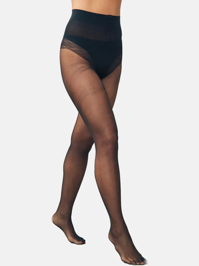 Next Dames - N. Premium 20 Denier Opaque Tights 1 Pack - Zwart Black