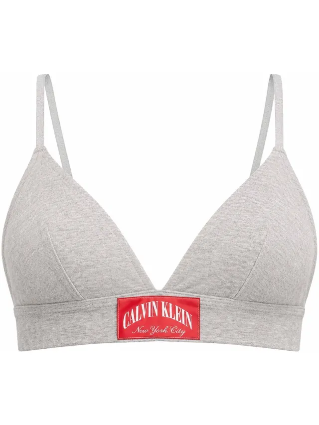 Calvin Klein Jeans lightly lined triangle grijs