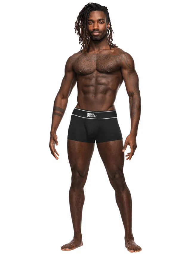 Male Power Pouch Short - XL - Zwart