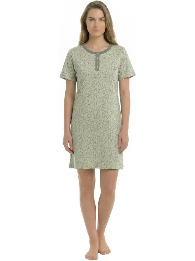 Kisses&Love KL45000 nachthemd groen