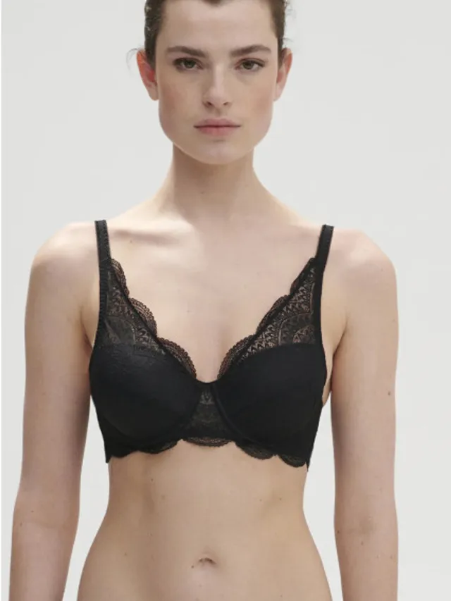 Simone Pérèle Karma Balconette Spacer BH Zwart - Zwart