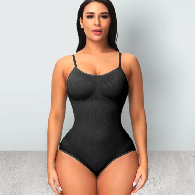 Wow Peach Slimming Seamless Bodysuit - Shapewear - Body Shaper - Shape Waist & Breast - Slip - Premium - Zwart - XX-Large