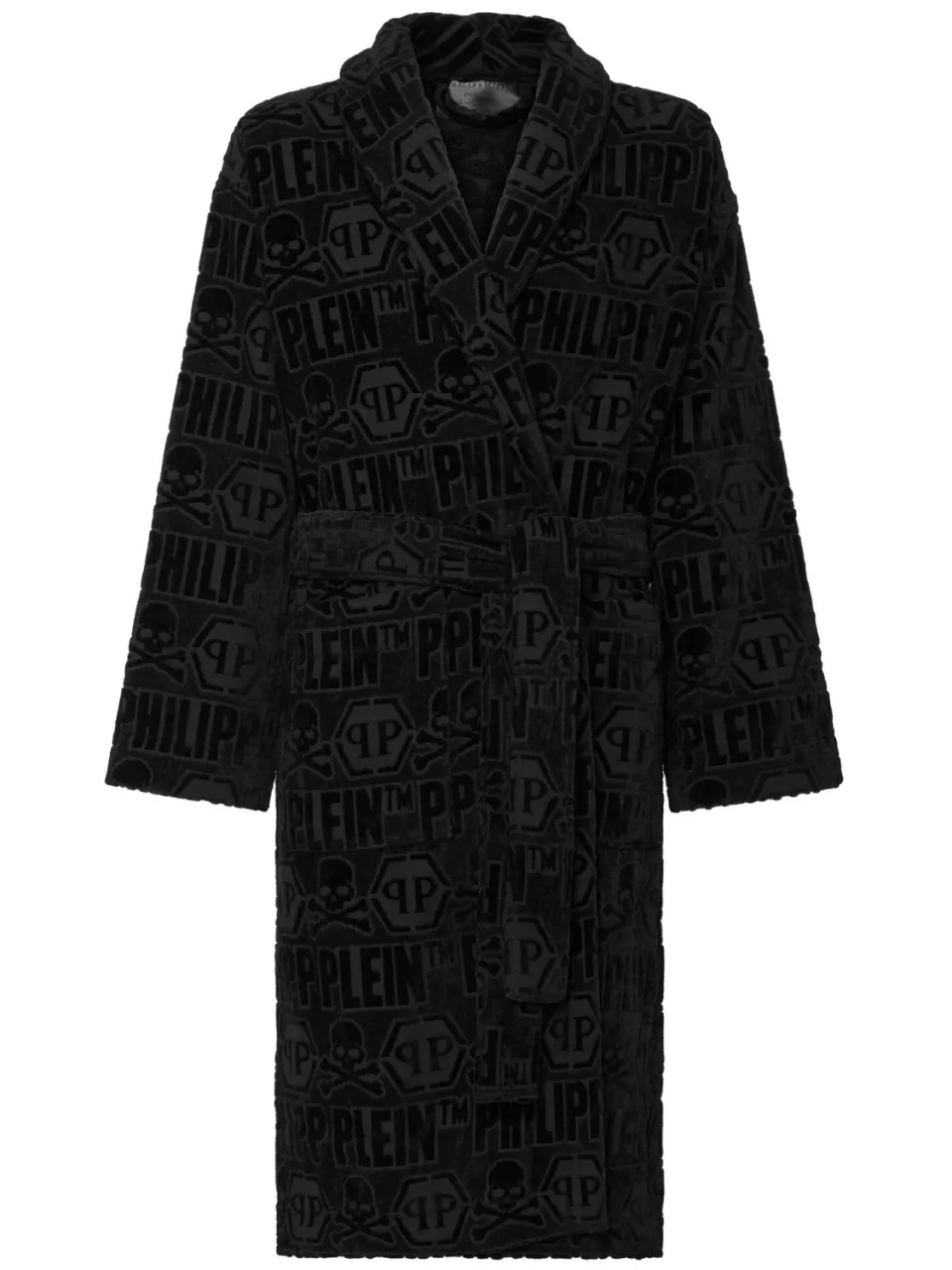 Philipp Plein Badjas Tiger zwart, foto 2