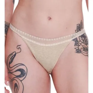 Sloggi GO Ribbed Tanga Briefs beige Zwart,Beige,Wit,Versch.kleure/Patroon,Grijs
