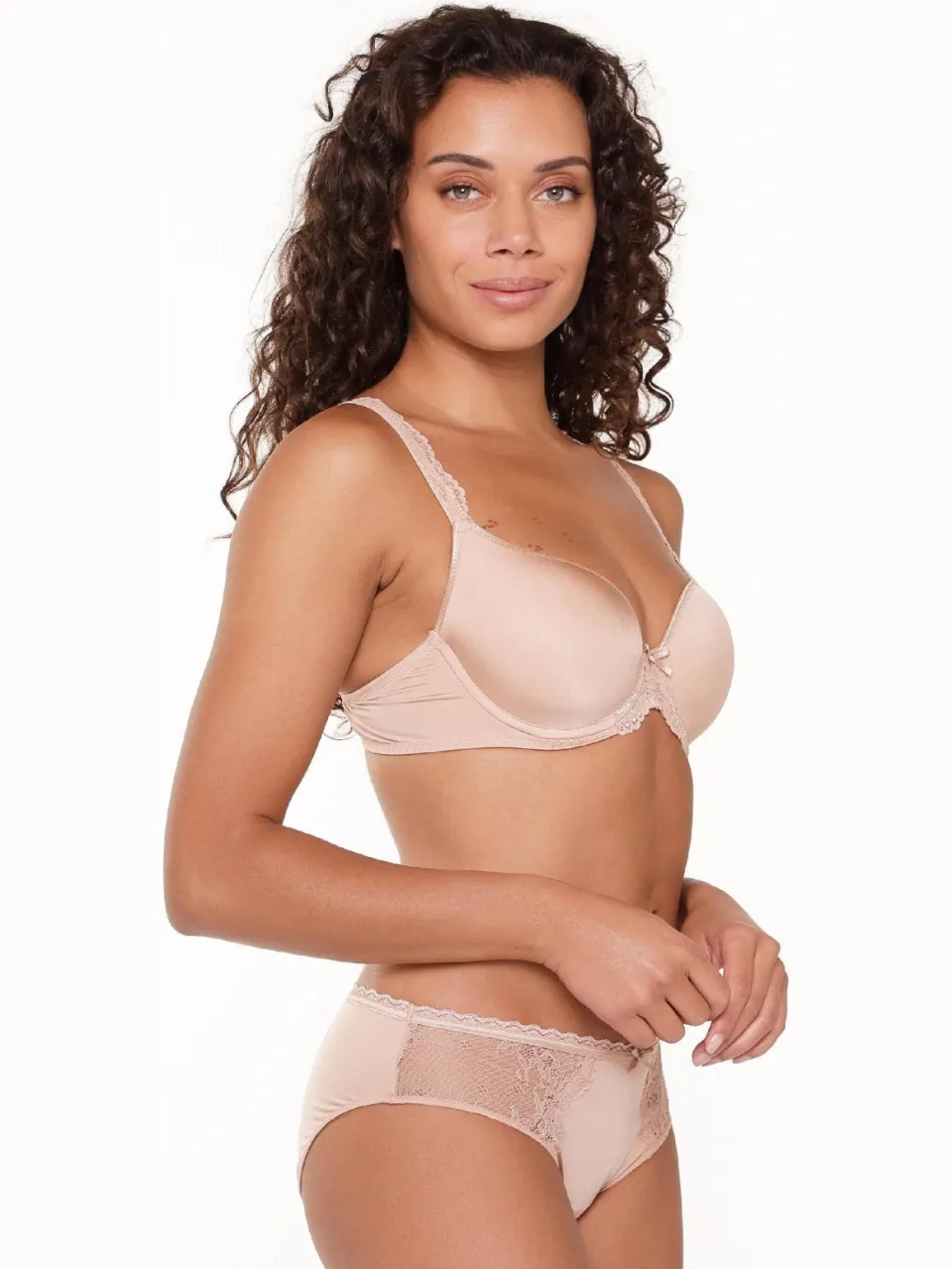 Lingadore Daily Uni Fit voorgevormde T-shirt-bh beige, foto 5