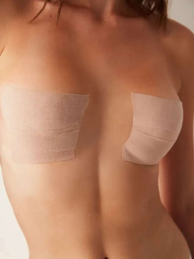 Penti Strapless Katoenen Jersey Bralette beige, foto 2
