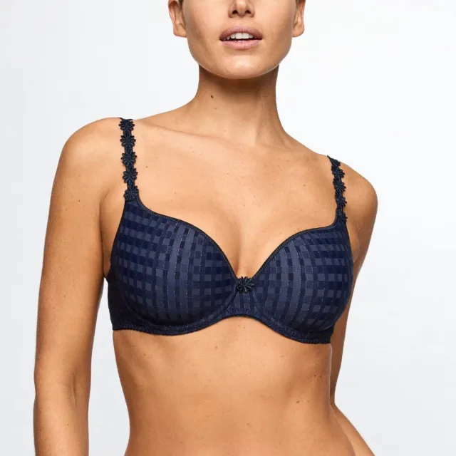 Marie Jo Avero Voorgevormde Beugel Bh Hartvorm 0200416 Velvet Blue - maat EU 75C / FR Blauw