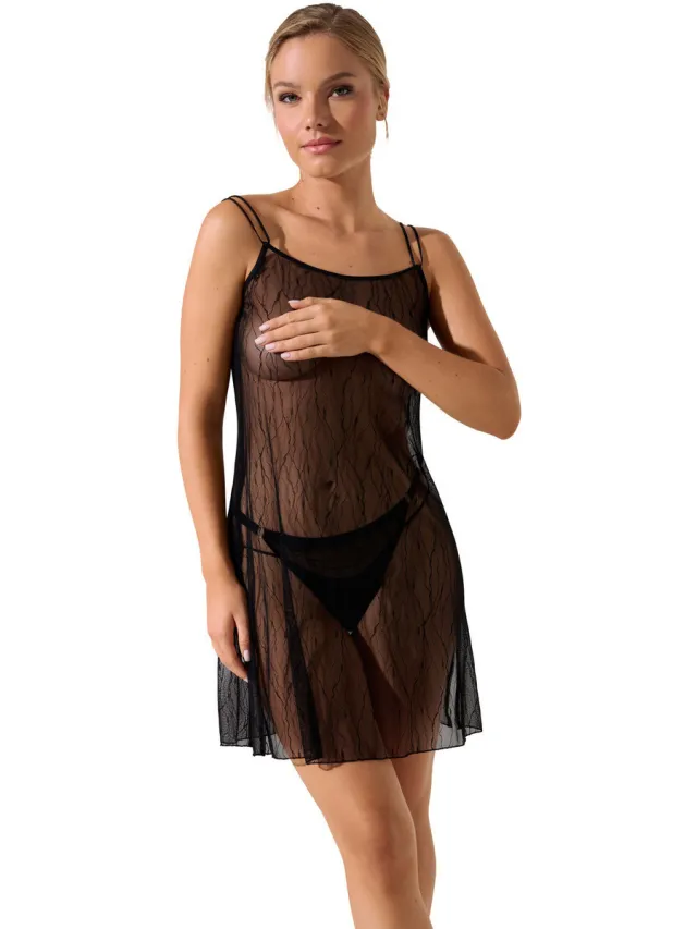 Lisca Babydoll Nightscape zwart