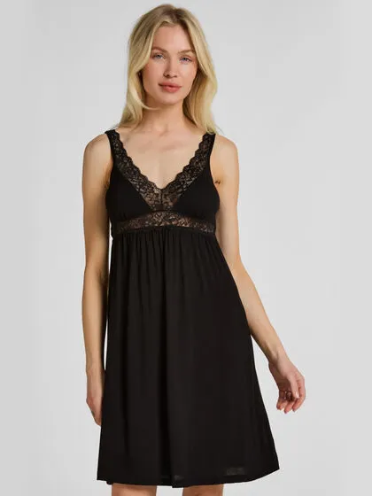 Hunkemöller Jersey Slipdress Zwart