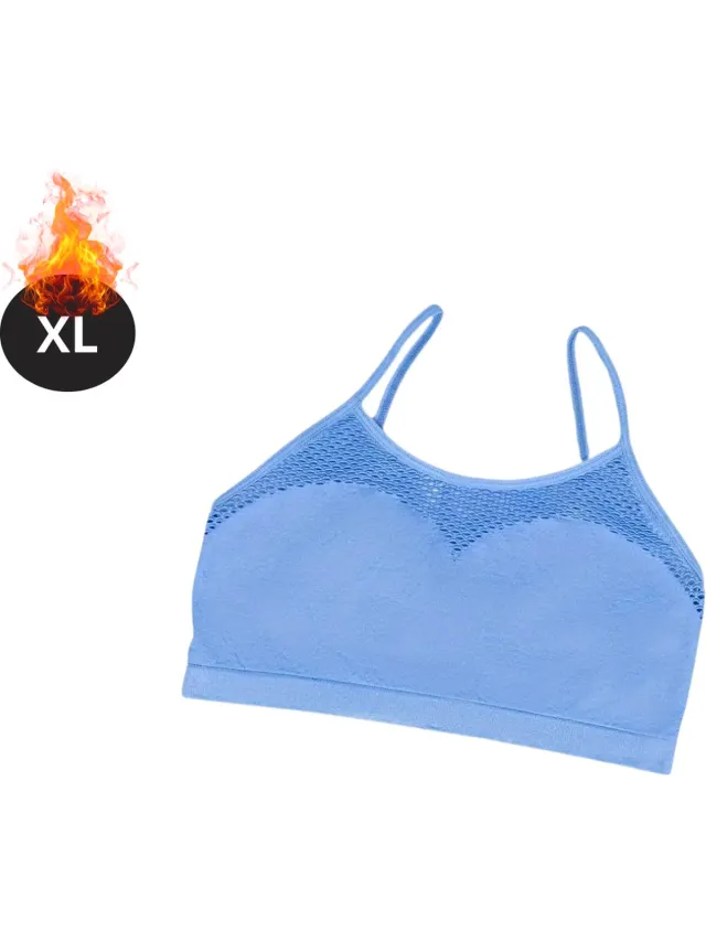 Nivard BH Zonder Beugel - Zonder Bandjes - Push-up Bh's - Comfort Beha - Comfortabel - Sexy - Lichtblauw