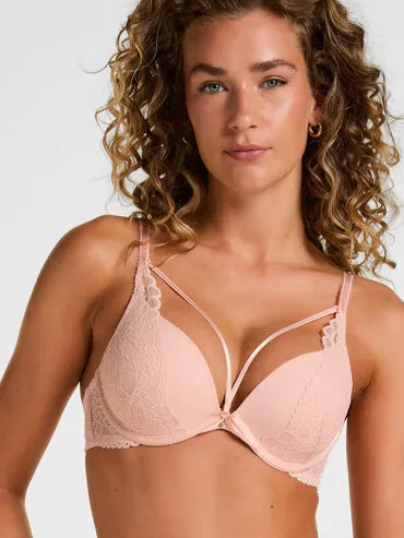 Hunkemöller Voorgevormde push-up beugel bh Isadora Roze