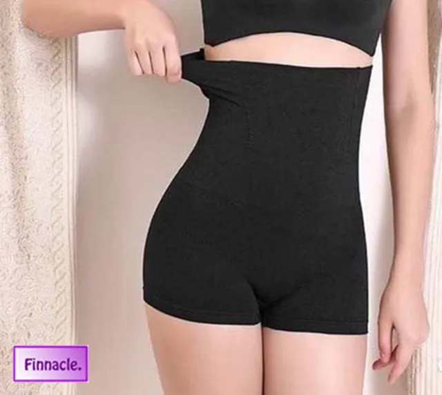 Finnacle Shapewear voor billen, buik en benen Zwart XL/XXL| Corrigerend ondergoed | Seamless ondergoed | Dames |Afslankbroek |High waist ondergoed |Ultradun |Tummy control |Grote maten