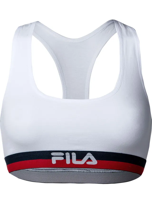 Fila Dames Bustier Stretch Katoen wit