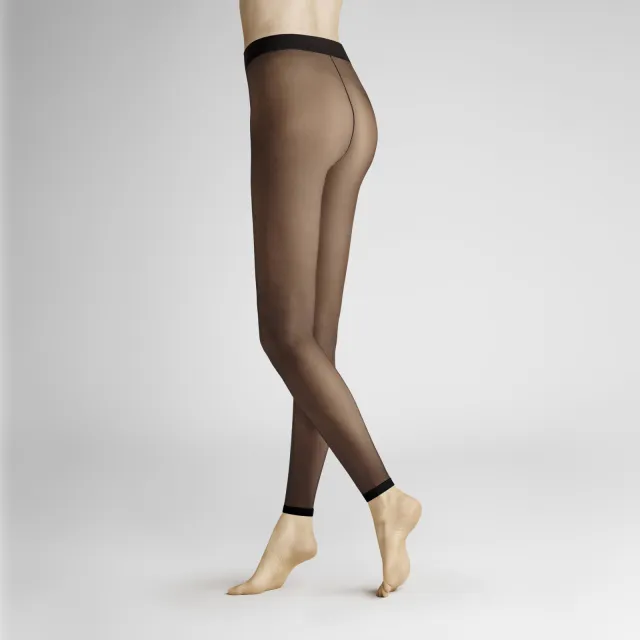 Hudson voetloze thermo panty zwart