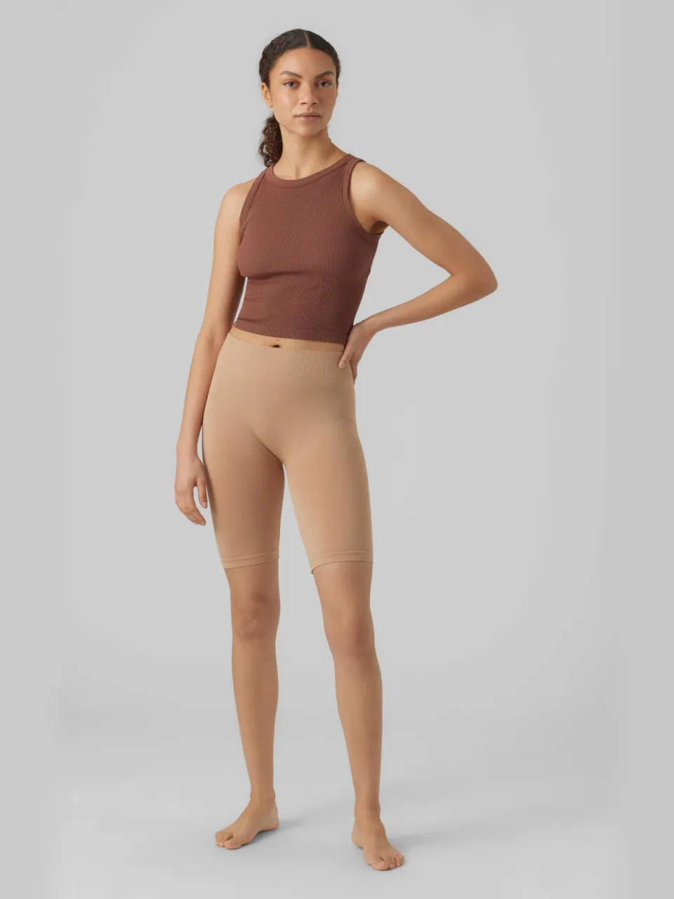 Vero Moda VMJACKIE biker short nude Tan