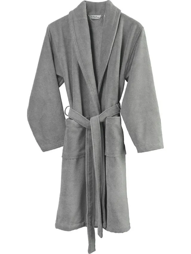 De Witte Lietaer Felicia � Badjas - Dames - Licht grijs quarry (lichtgrijs)
