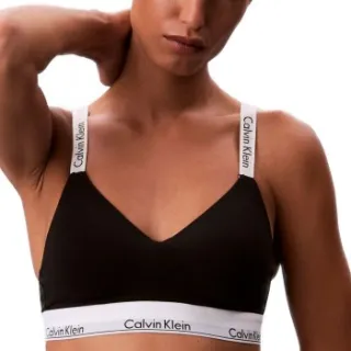 Calvin Klein Icon Cotton Modal Classic bralette zwart Zwart,Wit,Grijs