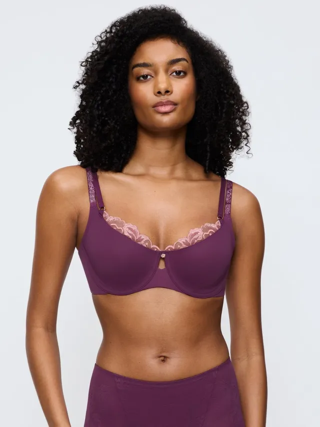 Triumph Bügel-BH Wild Gardenia Florale Purple