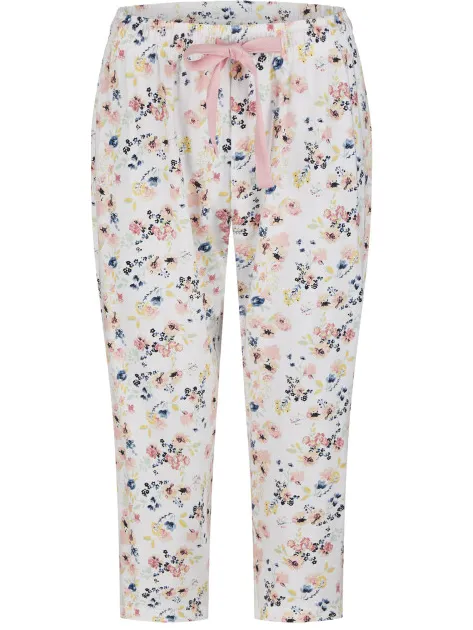 By Louise Dames capri pyjama set roze driekwart, foto 2