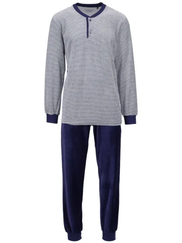 Ringella Katoenen dames lounge set nachtblauw Ringella - Blauw - Maat - 60