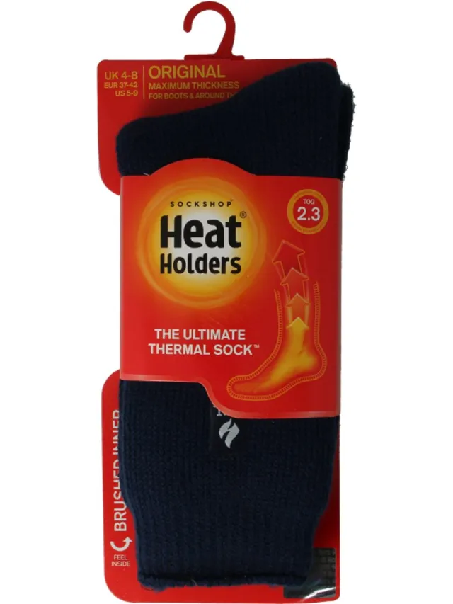 Heat Holders Ladies original socks 37-42 navy blue 1 Paar