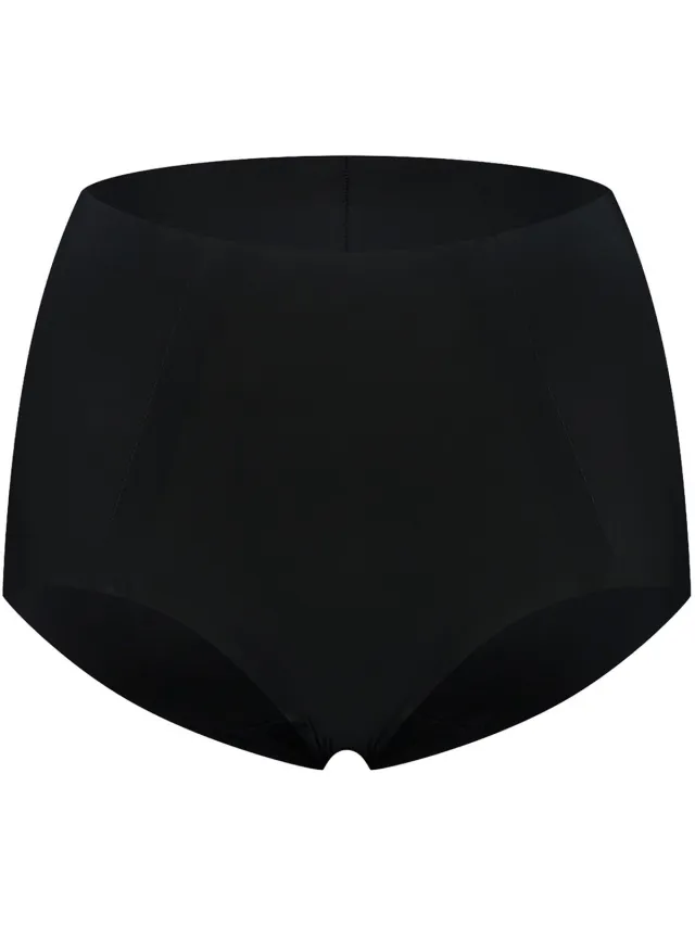 Bye Bra Smooth Essentials Mid Waist slip 2-pack Zwart