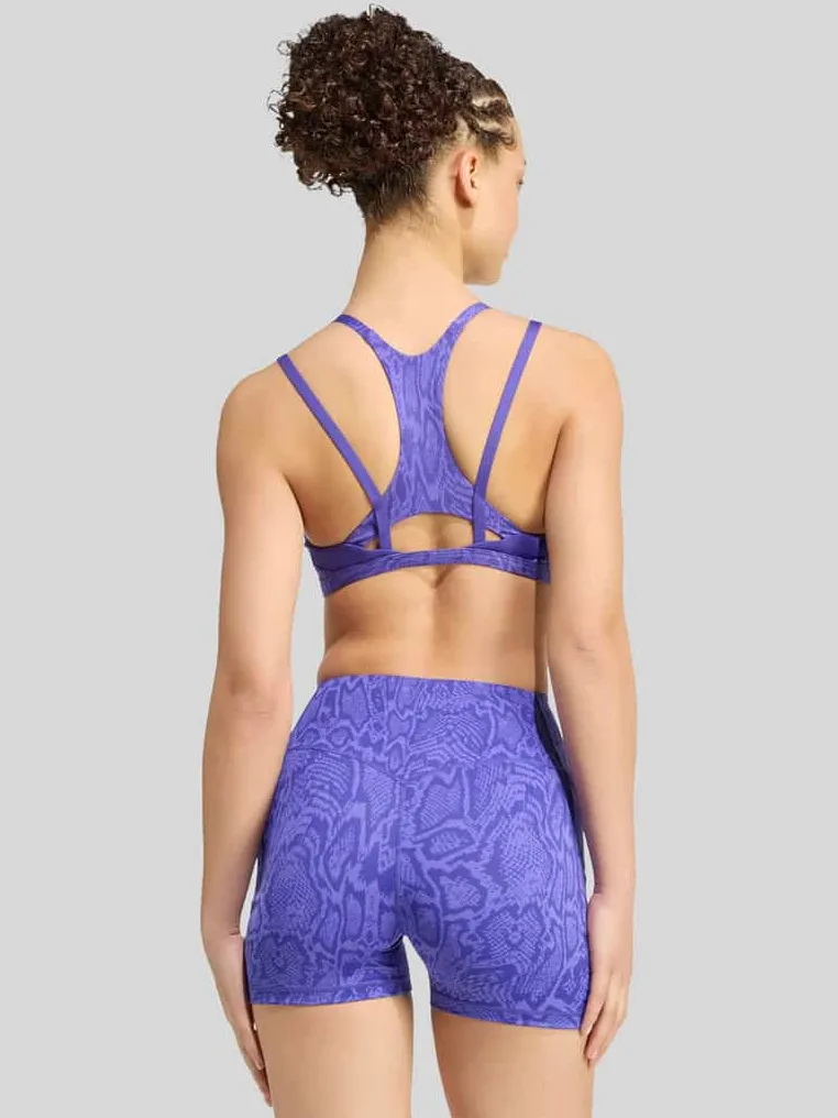 Adidas Sport-bh met dierenprint paars, foto 3
