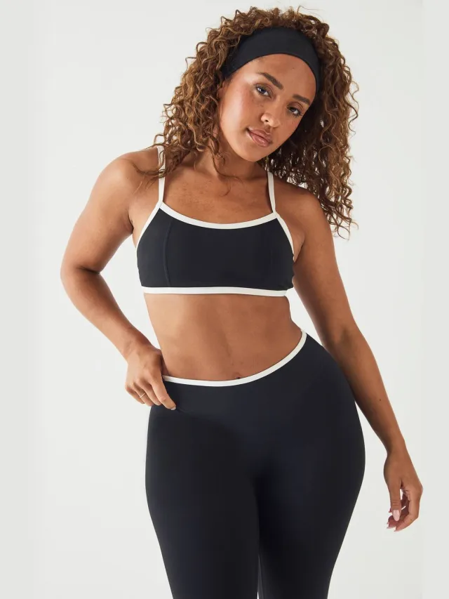 DSGN Studio Dames Dsgn Studio Sculpt Contrast Mini Sport-bh Zwart