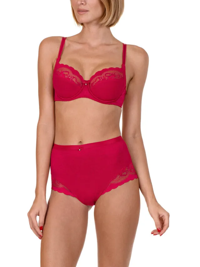 Lisca Evelyn slip met hoge taille rood