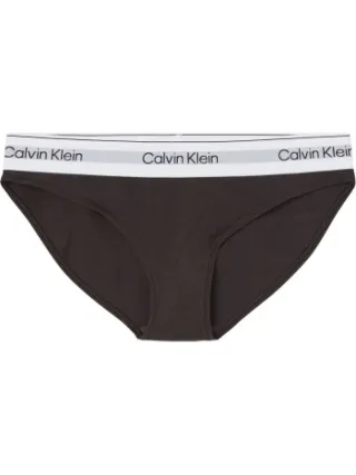 Calvin Klein 2 stuks Modern Cotton Naturals Bikini Brief * Actie * Bruin,Zwart