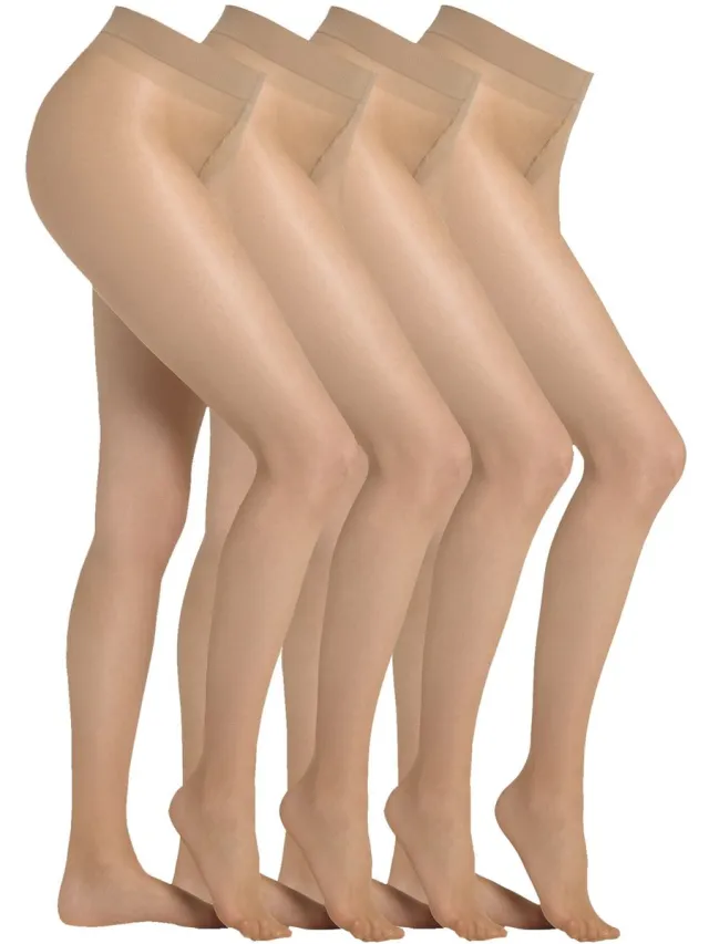 Camano , Panty dames Fijne panty Damespanty, Basic Sport Vrije tijd Dagelijks gebruik, 20 DEN transparant zijdeachtig mat, comfortabel aangenaam comfortabel, Merk Kwaliteit hoogwaardig. alabaster