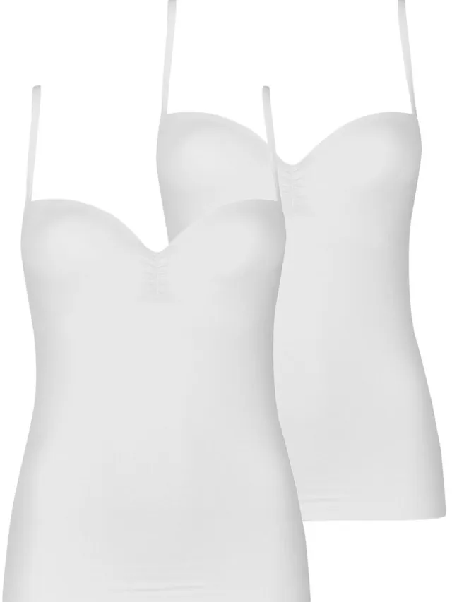 Nina von C. 2-pack bh-hemdje Secret Wit Wit