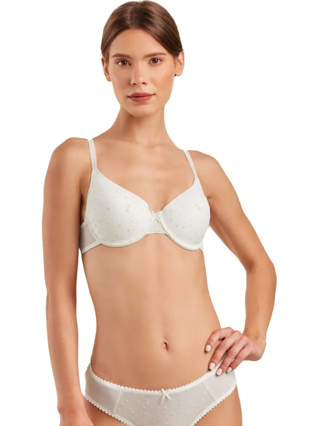 Vanilla Dames Lingerie, Bh, Beugel beha - Wit