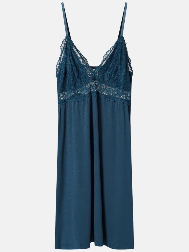 ESOTIQ Nox - Nachthemd Blauw