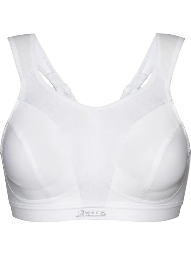Shock Absorber Maat 70H Active D+ Classic Sportbeha Dames - White Wit