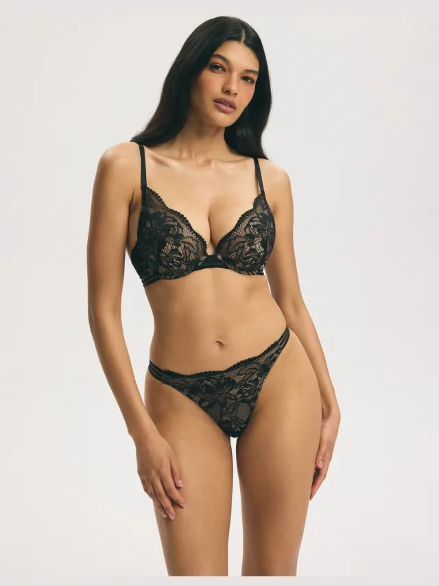 ESOTIQ Frida - Push-upbeha - 70B - Lichtroze Zwart