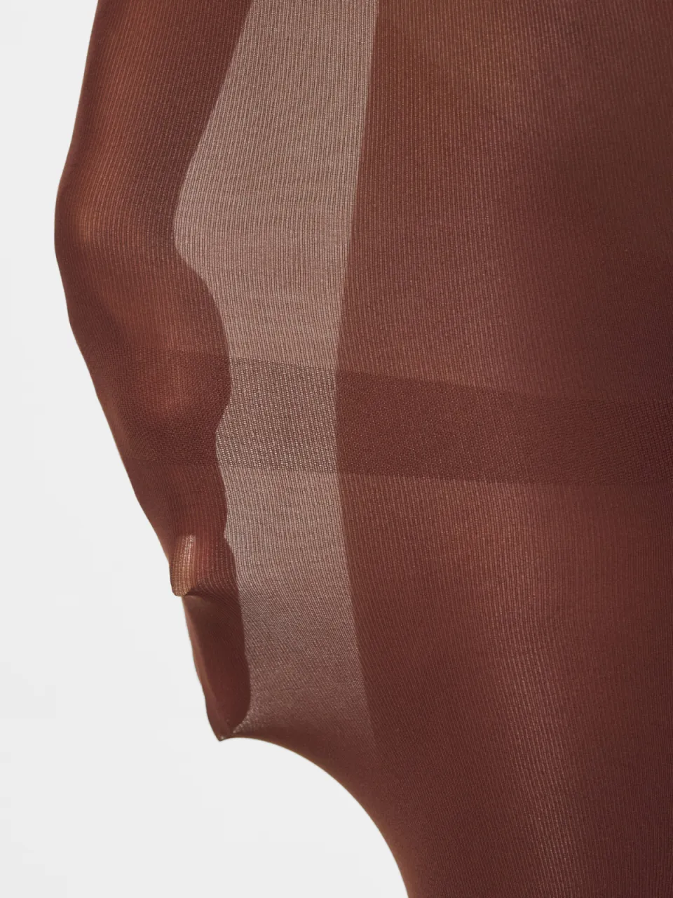 Pieces PCANNA panty 90 denier donkerbruin, foto 4