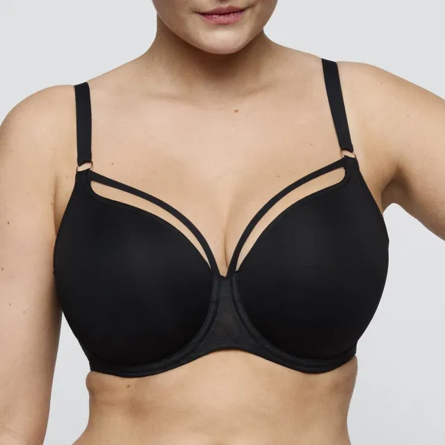 PrimaDonna Twist Sheary Voorgevormde Bh Hartvorm 0242640 Zwart - maat EU 70F / FR